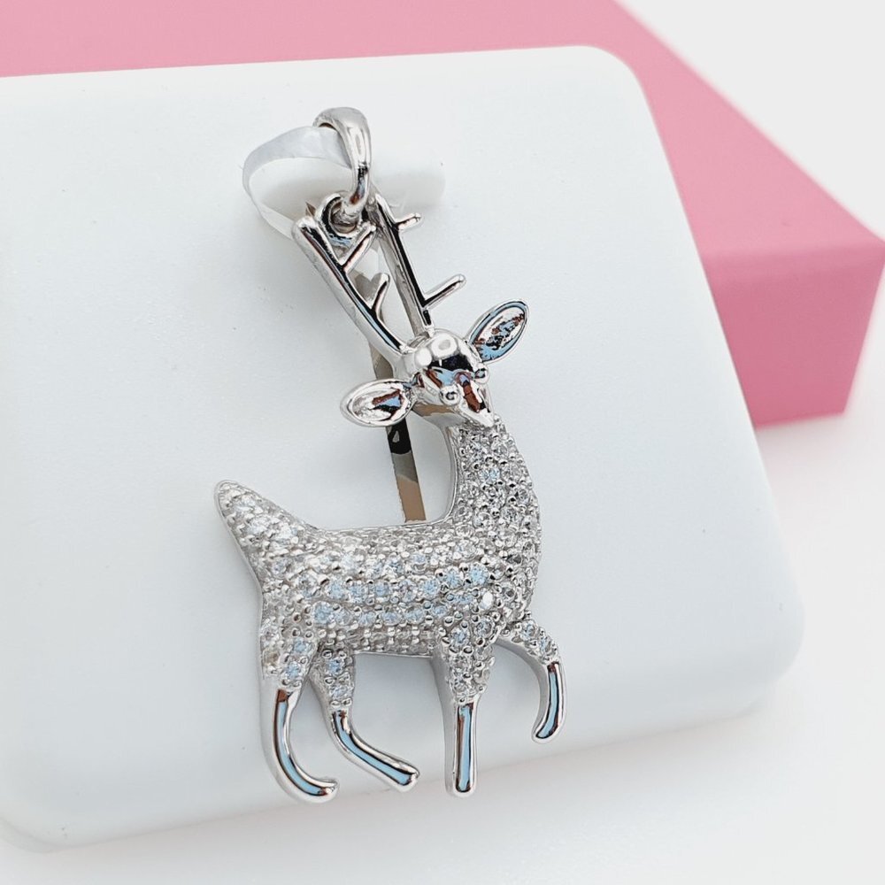 "925 Sterling Silver Cubic Zirconia Pendant, U19254477